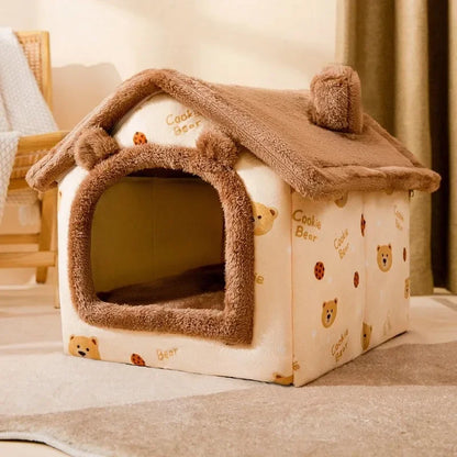 Foldable Cat House Outdoor Waterproof Pet House for Small Dogs