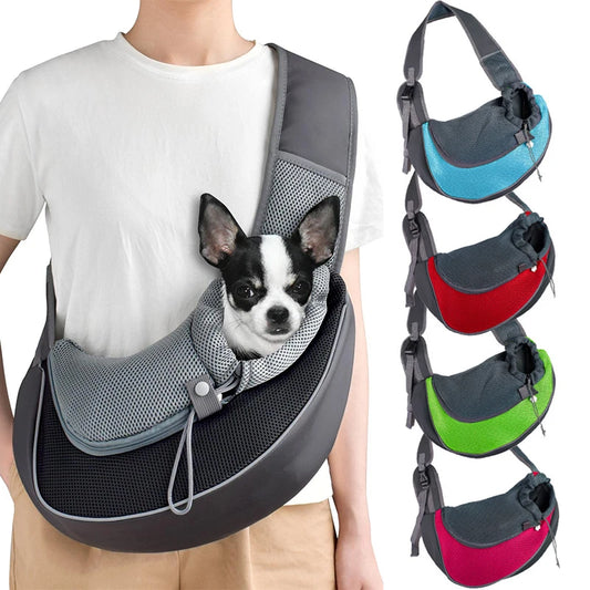 Pet Cat Dog Carrier Backpack Travel Tote Shoulder Bags Mesh Sling