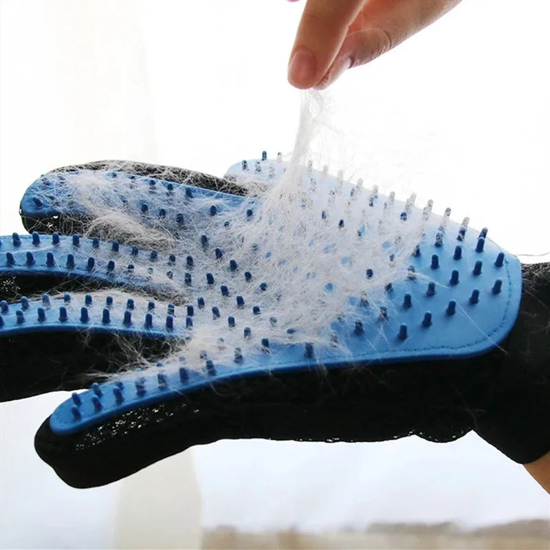 Pet Glove Cat Grooming Glove Cat Hair Deshedding Brush Gloves