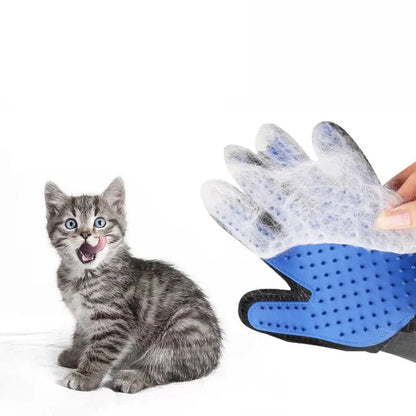 Pet Glove Cat Grooming Glove Cat Hair Deshedding Brush Gloves