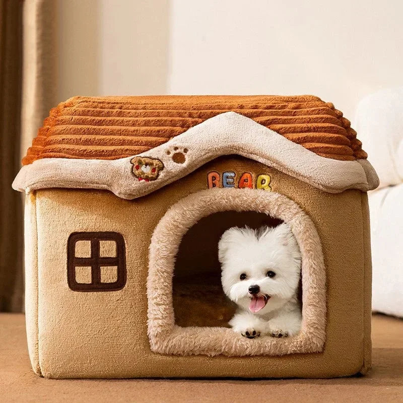 Foldable Cat House Outdoor Waterproof Pet House for Small Dogs